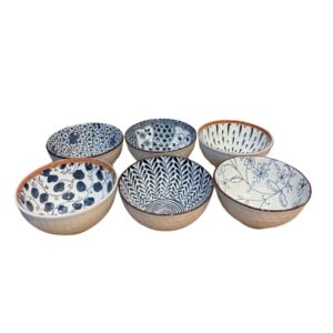 Ceramic bowl set of 6 pcs